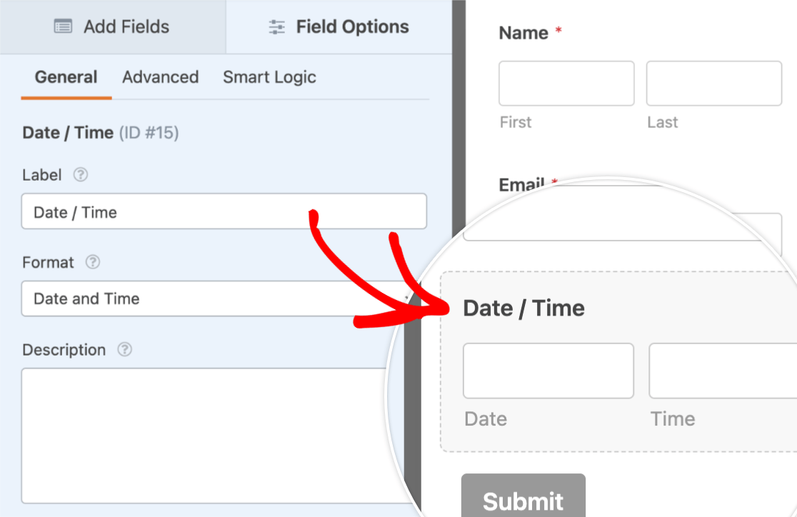 How to Limit Options for the Date / Time Field