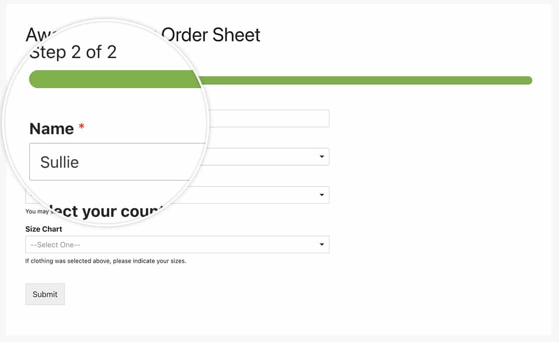 How to PrePopulate Fields in the Same Form