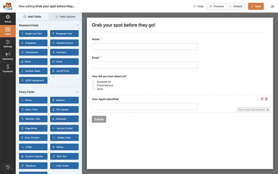 How to Create and Use and UserAgent Smart Tag