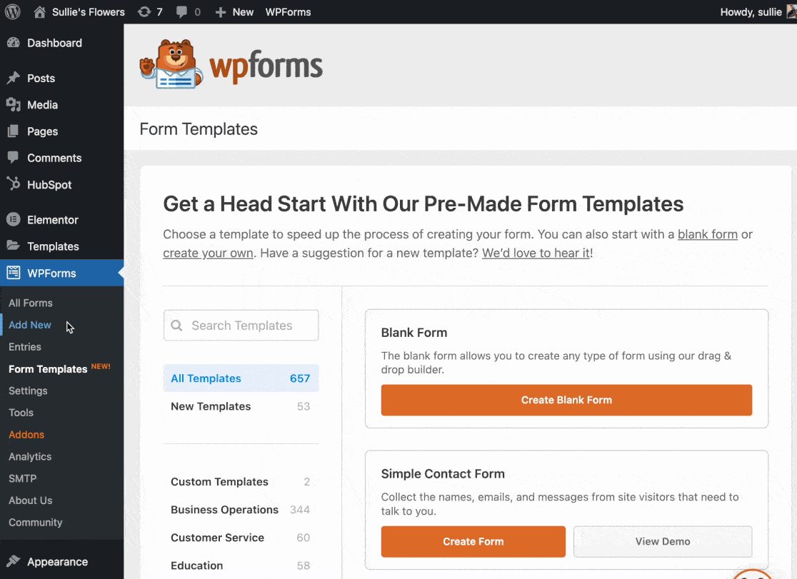 How to Create a Custom Form Template