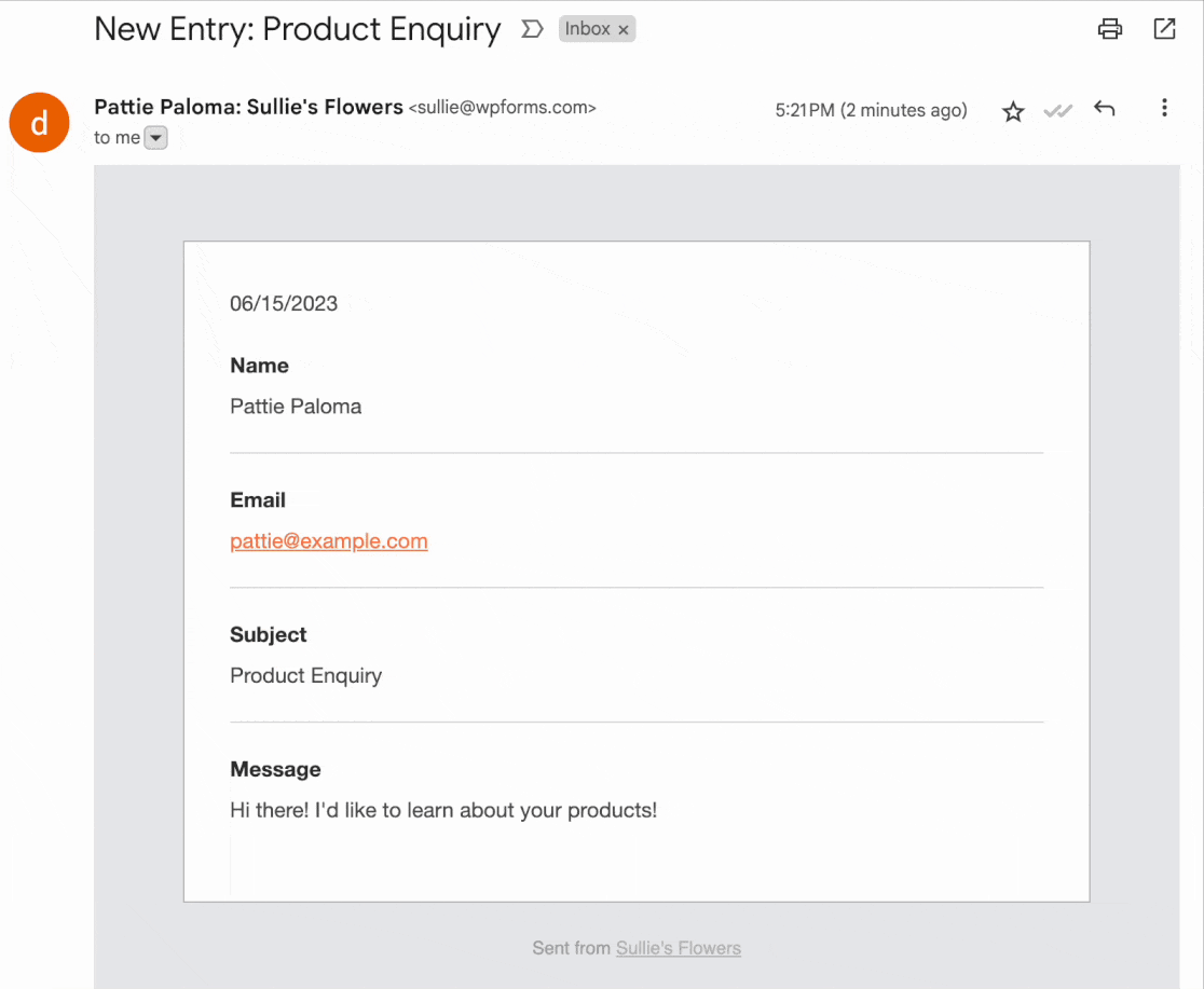 How to Add a Date / Time Stamp to WPForms Entries