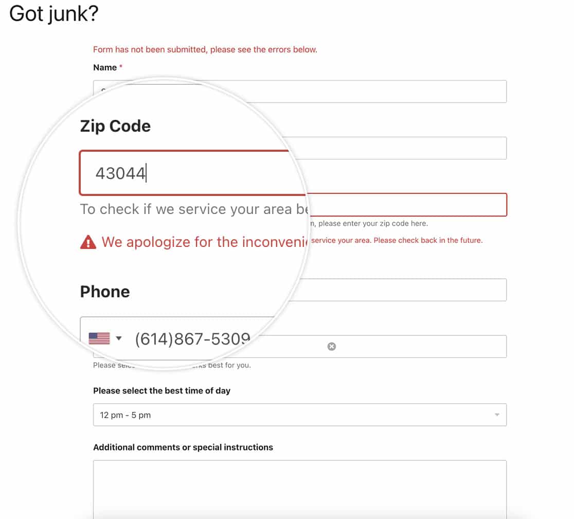 How to Add Zip Code Field Validation on Your Forms