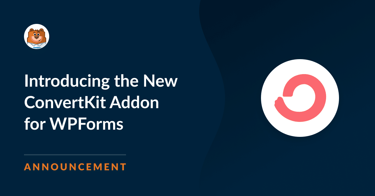 Introducing the New ConvertKit Addon for WPForms