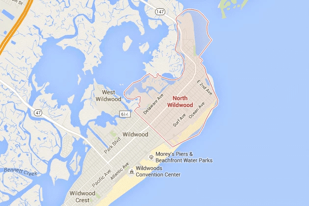 Map Of North Wildwood Nj North Wildwood to Remain North Wildwood