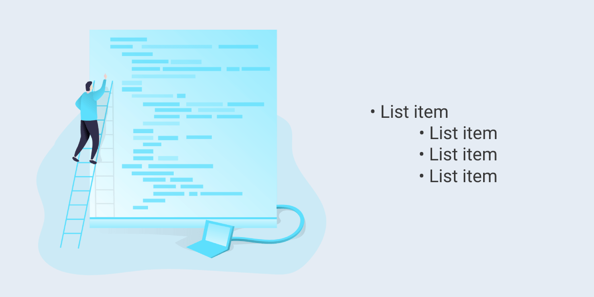 How to Create and Customize Nested Lists in WordPress