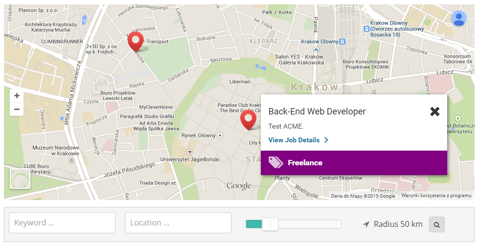 100 Air Mile Radius Map