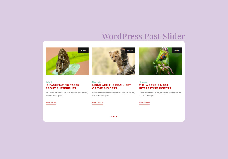 How to Create a WordPress Post Slider WPKlik