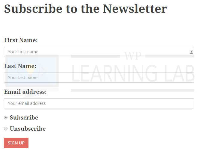 How To Use The MailChimp For WordPress Plugin
