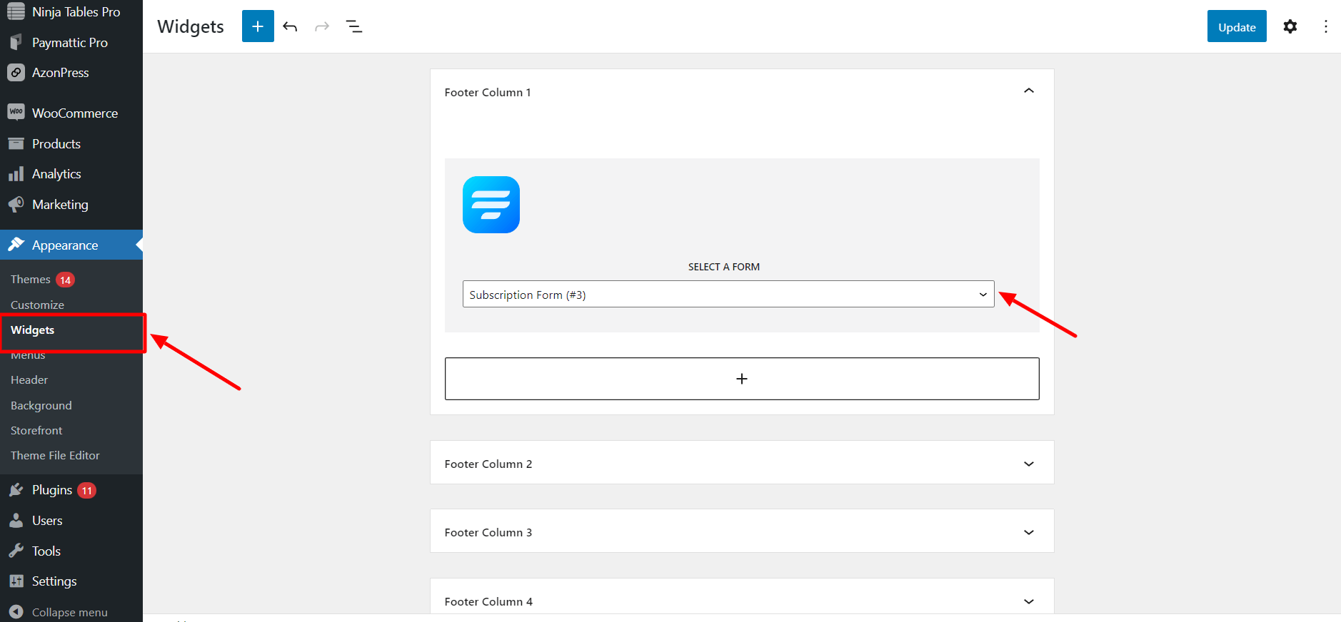 How to Use Your Forms as Widgets on Your Sidebar or Footer WP Manage
