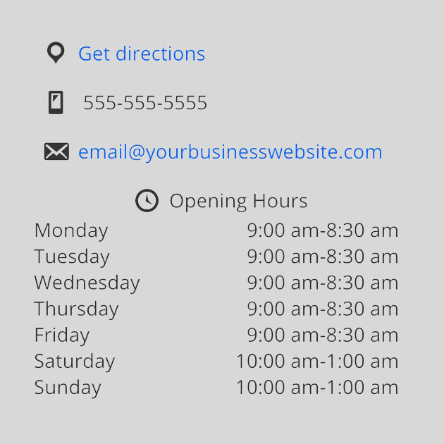 Easily Add Business Contact Information on WordPress
