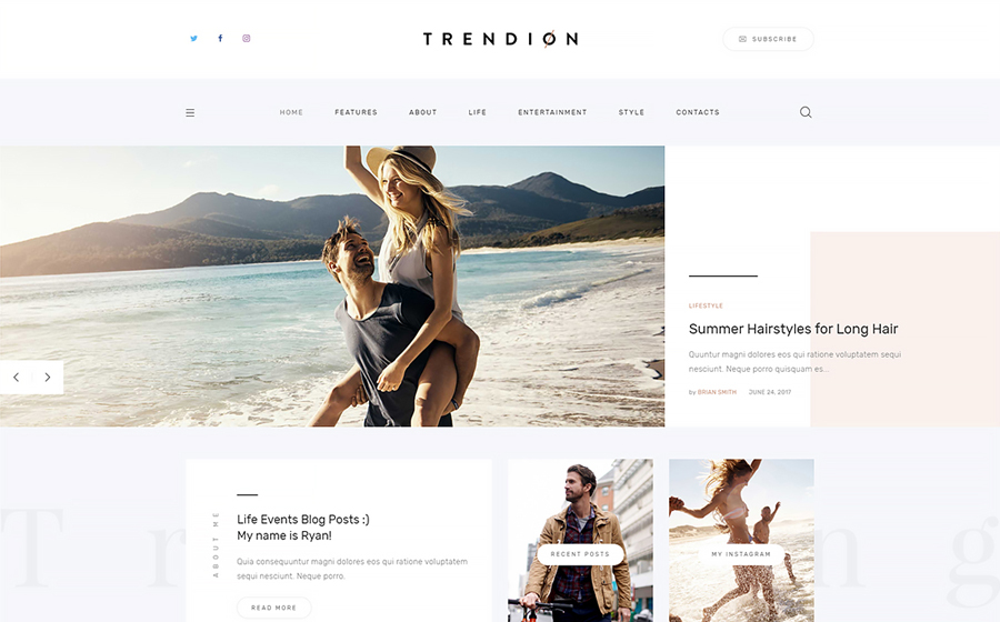 25+ Blog and Online Magazine WordPress Themes