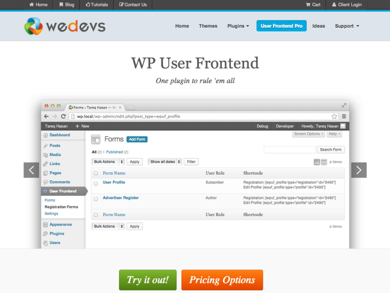 WP User Frontend PRO Giveaway 3 Licenses Up for Grabs! WP Mayor