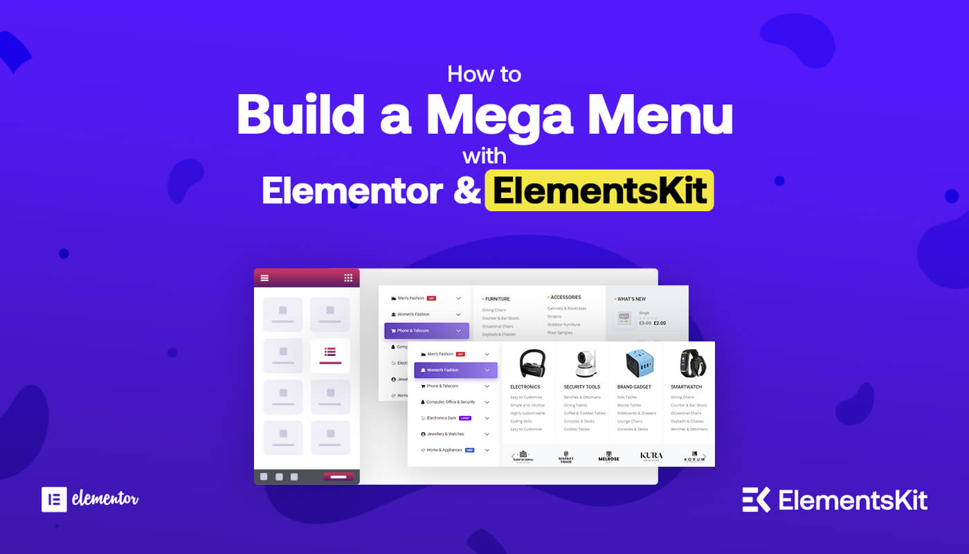 How to Build a Mega Menu With Elementor and ElementsKit