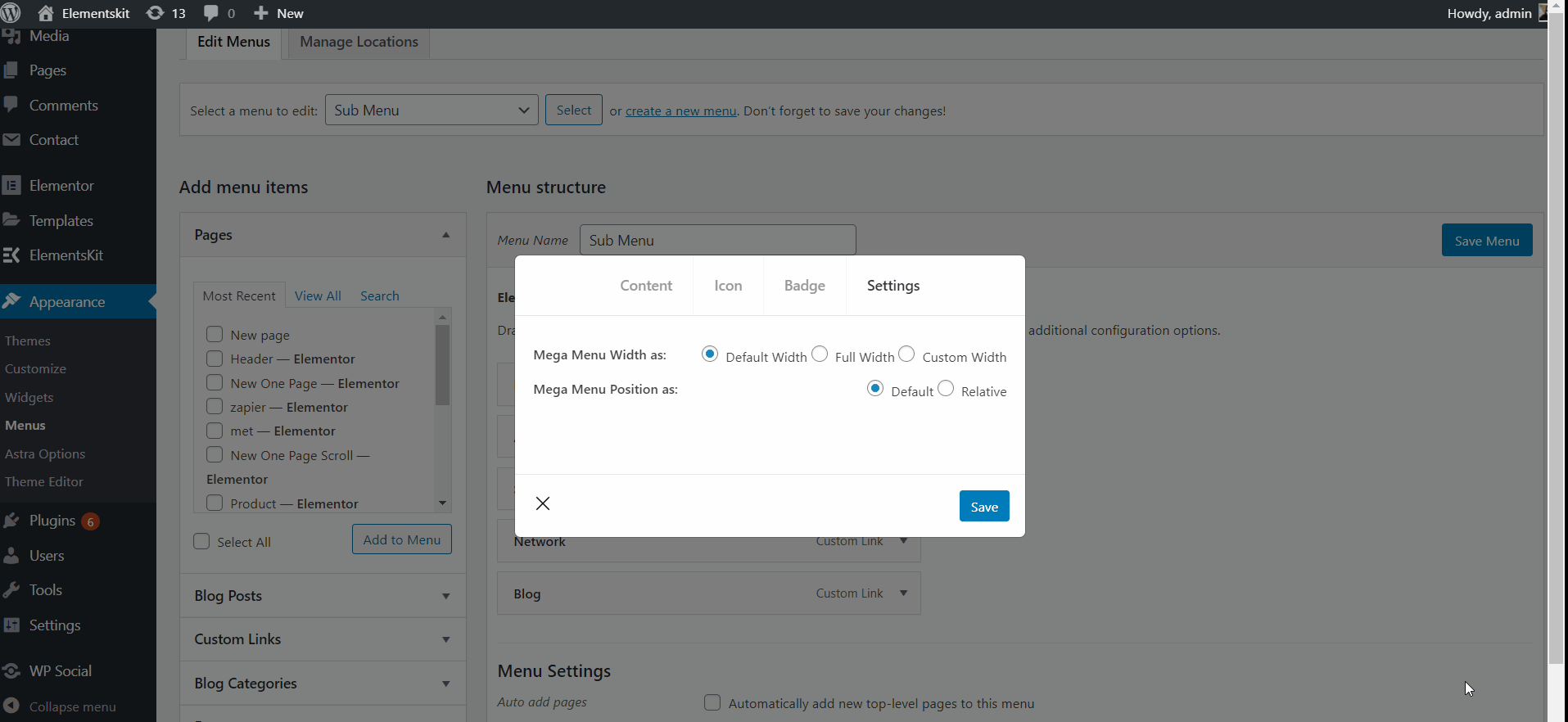 How to Build a Mega Menu With Elementor and ElementsKit
