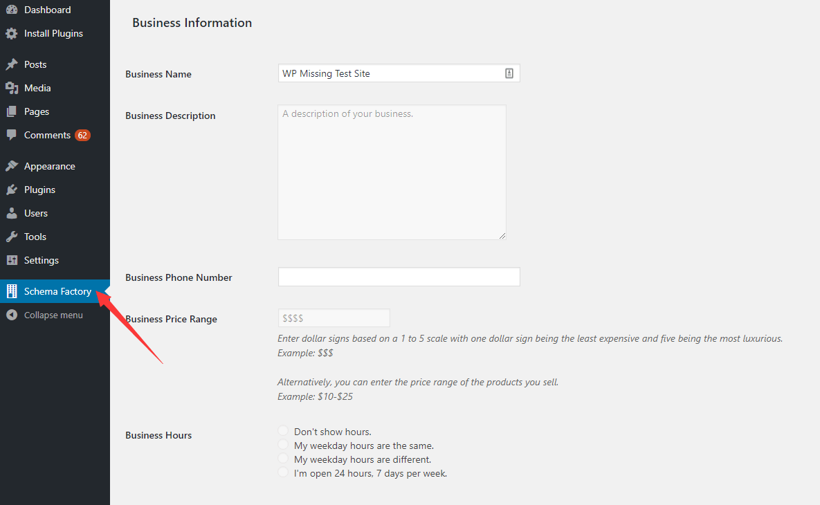 SEOfriendly JSONLD Schema Generator For Local Business Schema
