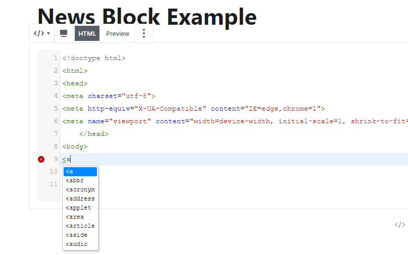 HTML/CSS/JavaScript Code Editor For Gutenberg Code Editor Blocks WP