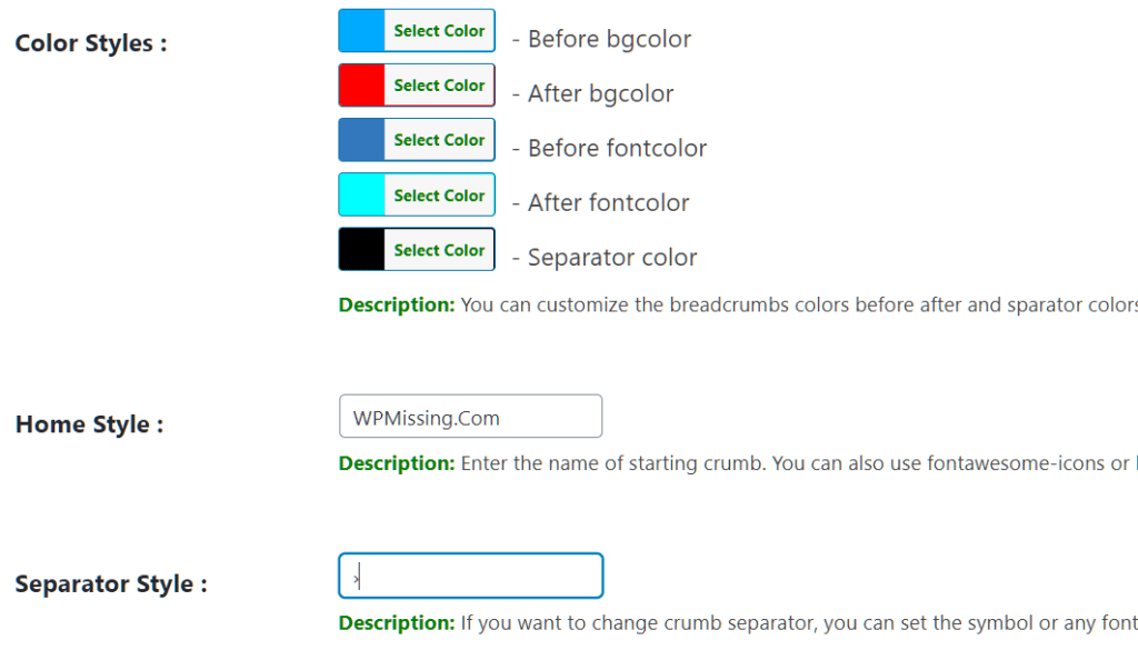 Responsive Beautiful Breadcrumbs Plugin SEO Rank Breadcrumbs WP Missing