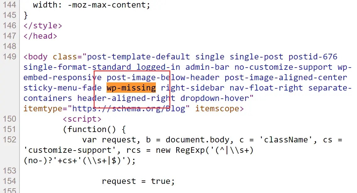 Add Custom CSS Styles To Body Tag Using A WordPress Plugin WP Missing