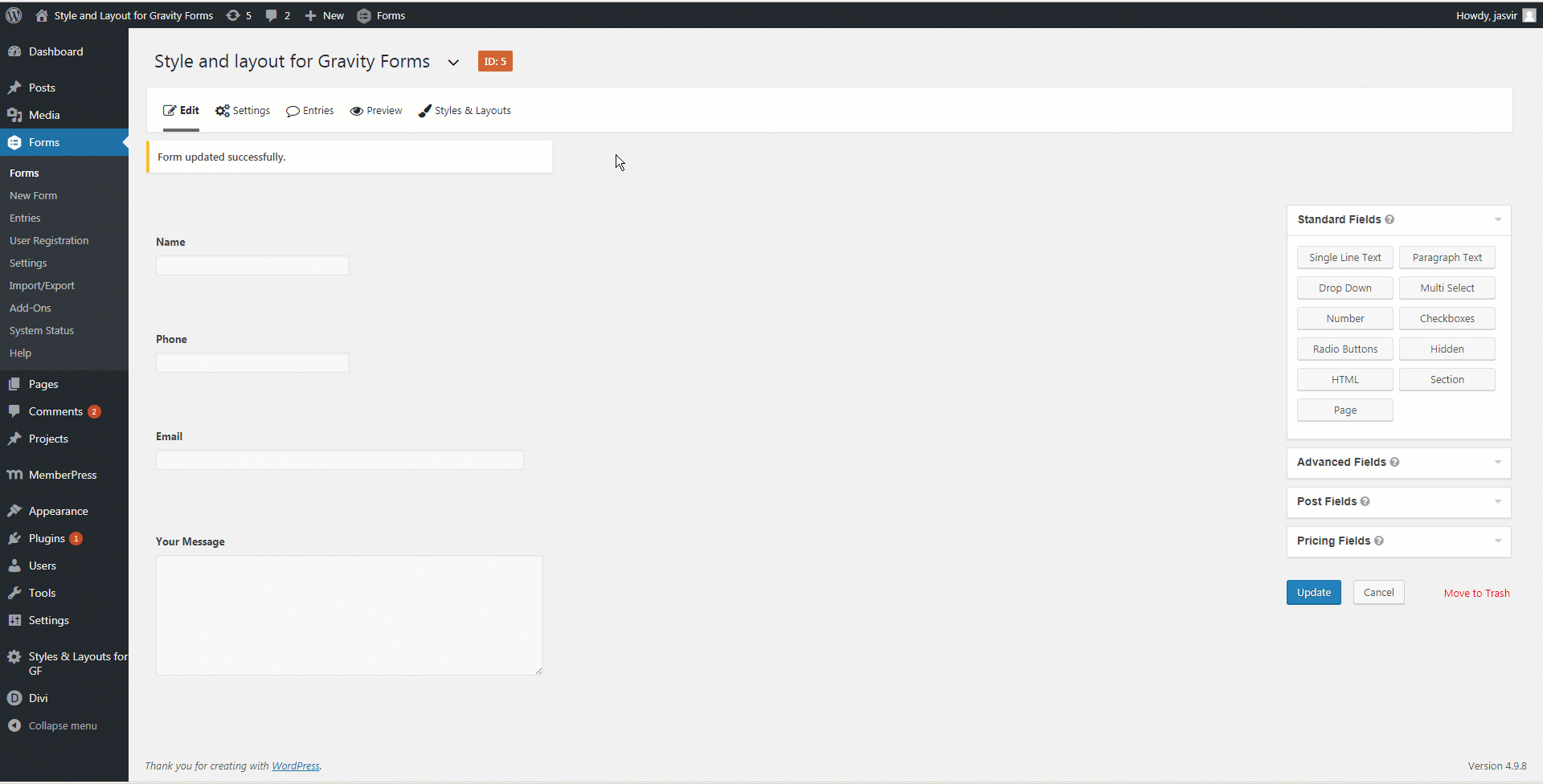 How To Enable Bootstrap In Gravity Forms WPMonks