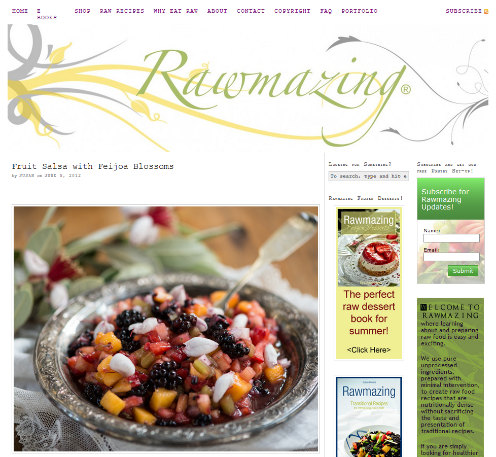 17 Delicious Raw Food Blogs Running on WordPress