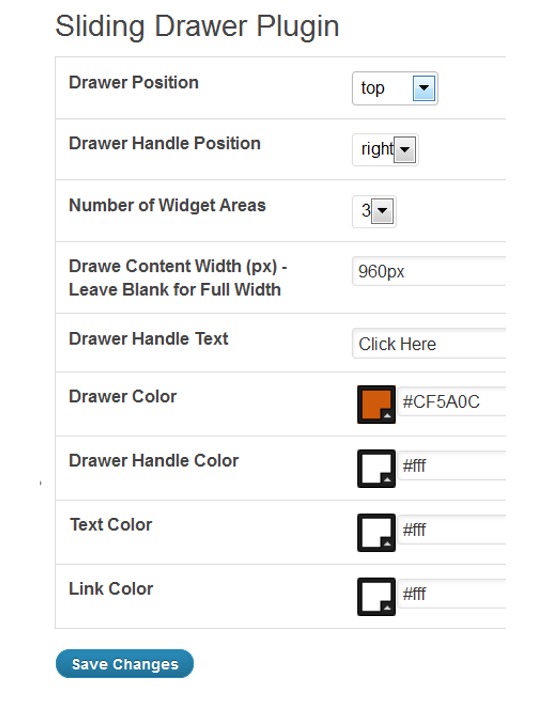 WordPress Sliding Panel Plugin Drop in Any Widget You Like
