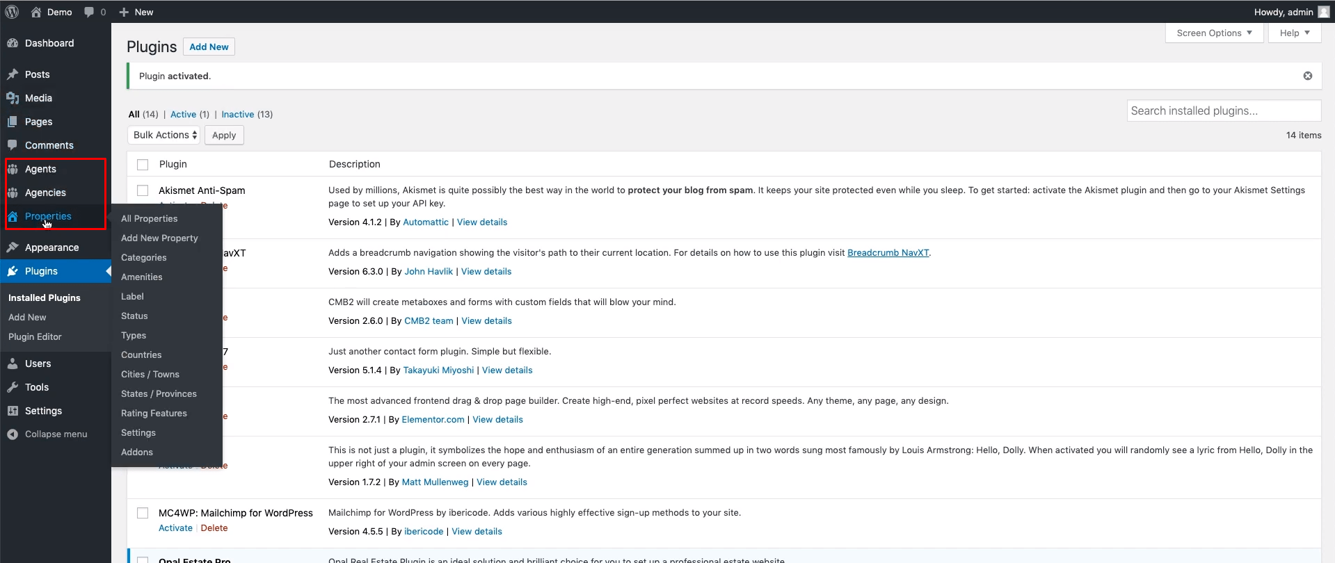 How to install Opal Estate Pro plugin Tutorials
