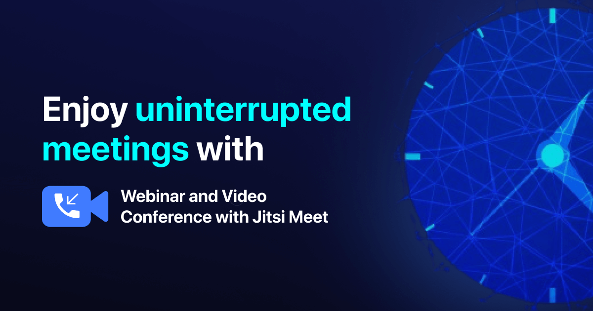 Enjoy uninterrupted meetings with inar and Video Conference with Jitsi Meet v2.3.0 » WPPOOL