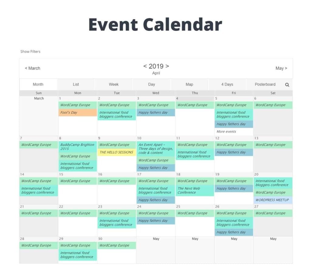 The Best Free and Premium WordPress Calendar Plugins Allinone event