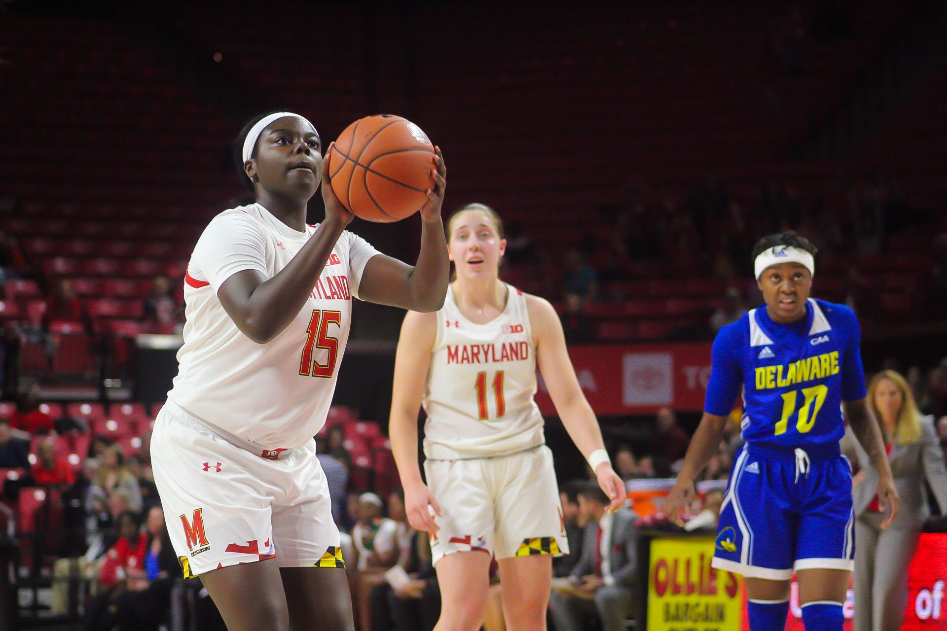 Ashley Owusu has shouldered a high workload early for Maryland