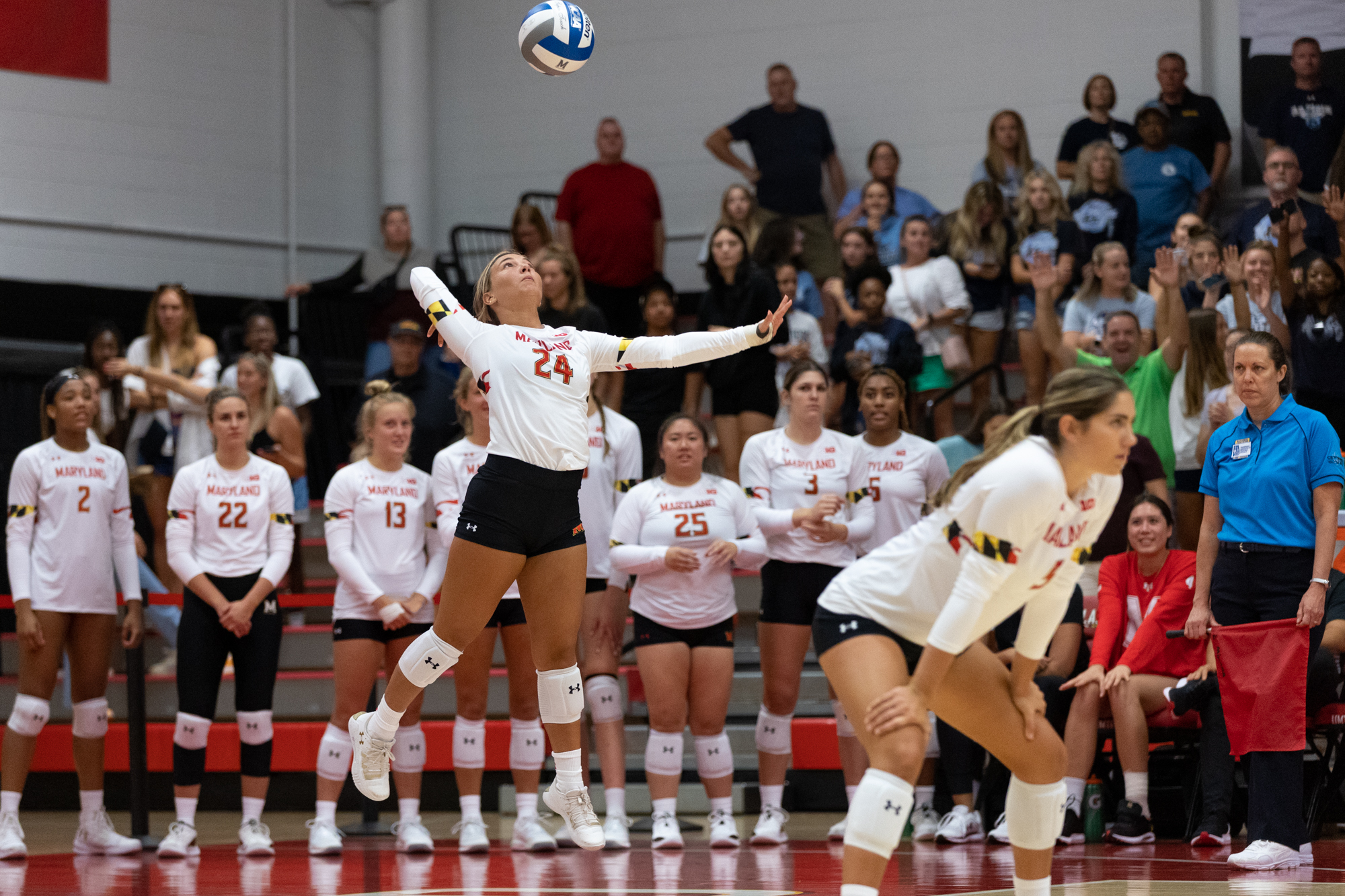 Maryland volleyball has shown marked improvement from the service line