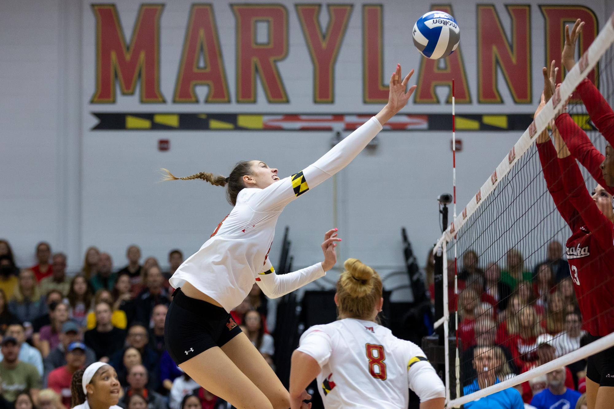 Maryland volleyball showed its poise in upset win against Purdue