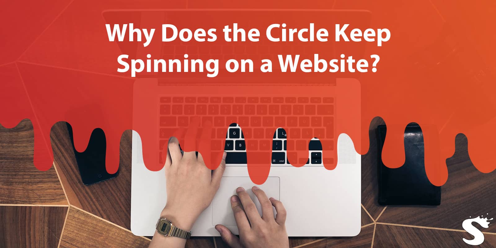 Why Does the Circle Keep Spinning on a site?