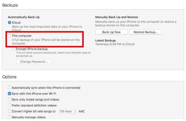 How to Backup iPhone Using iTunes or iCloud