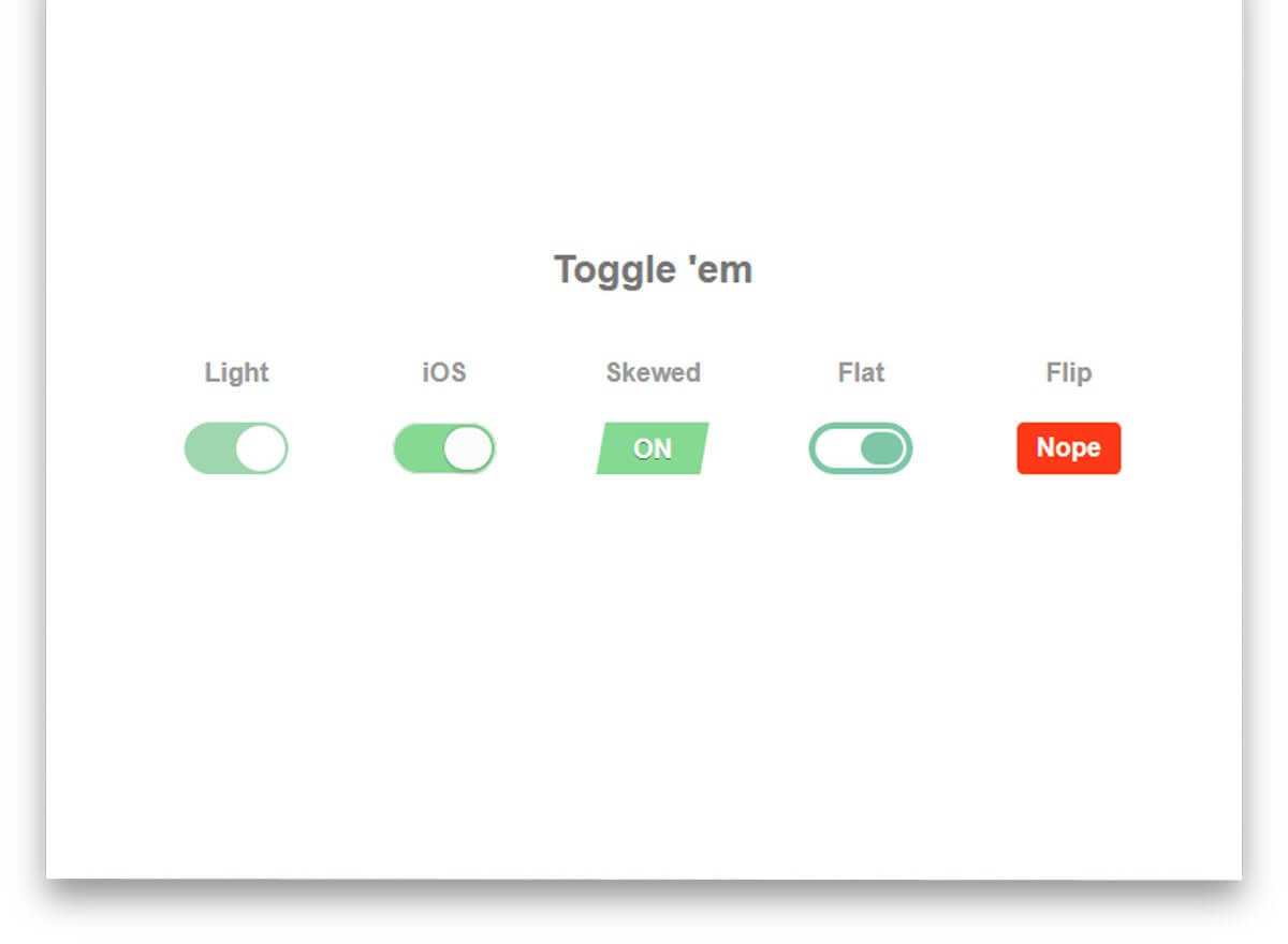 20 best Free HTML, CSS Toggles in 2024