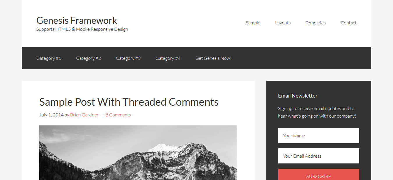 Change Genesis Sample Themes Header & Nav To Width of Content Sidebar