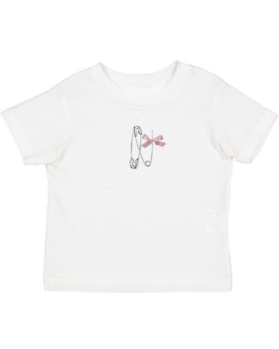 Safety Pin Ribbon Tee Jasaust Store