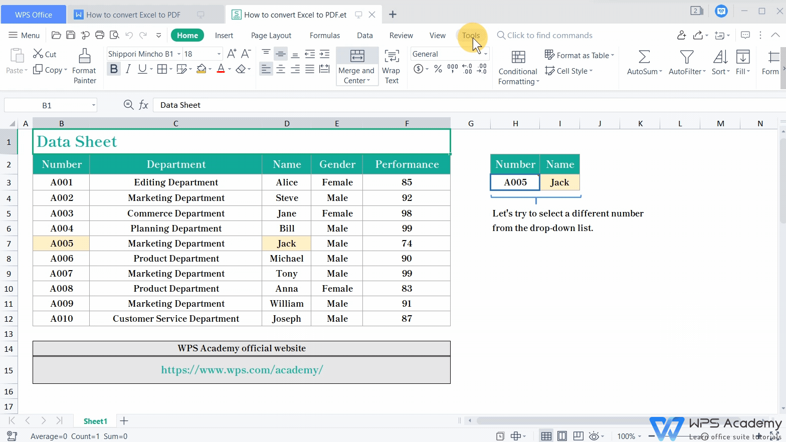 How to Save Excel as PDF WPS PDF Blog