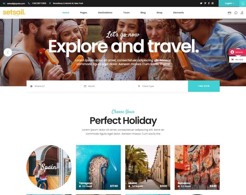 The 9 Best Travel Agency WordPress Themes (Free & Paid)