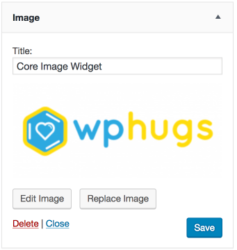 Core Image Widget