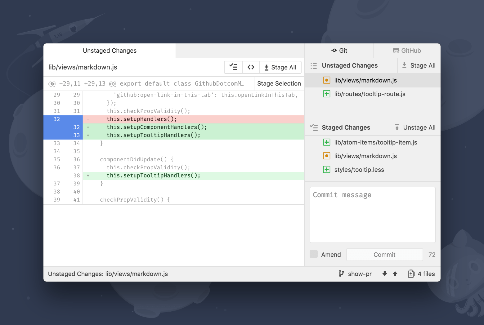 Atom Editor Adds Git And Github Integration