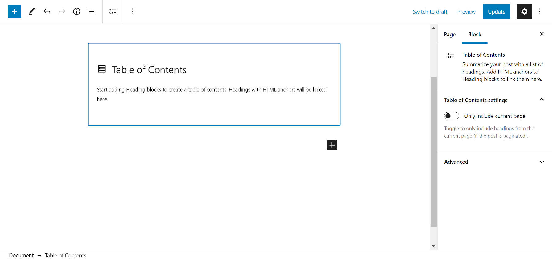 The Gutenberg WordPress Plugin To Introduce a Table of Contents Block