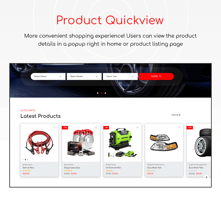 GoAuto Auto Parts Store Elementor WordPress Theme