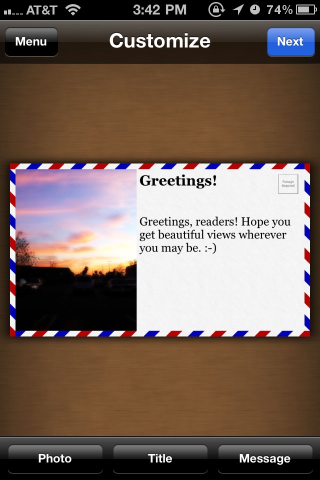 Postale Makes It Easy To Send Digital Postcards From Your iPhone
