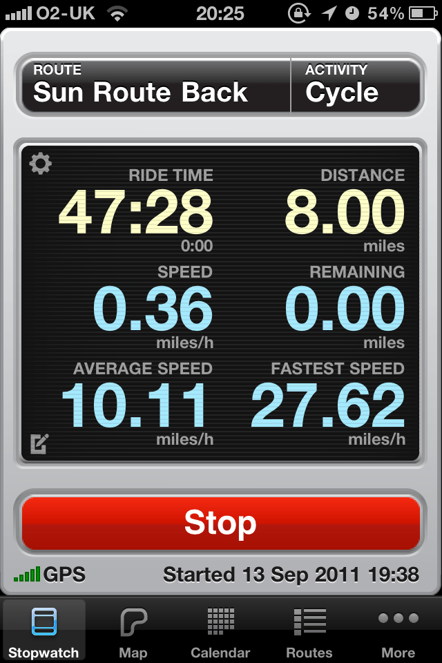 Keep Track Of Your Progress And Share With Friends With Cyclemeter GPS