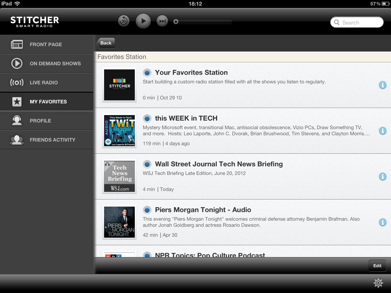 Stitcher Radio Updated With Smart Station, Sleep Timer And More