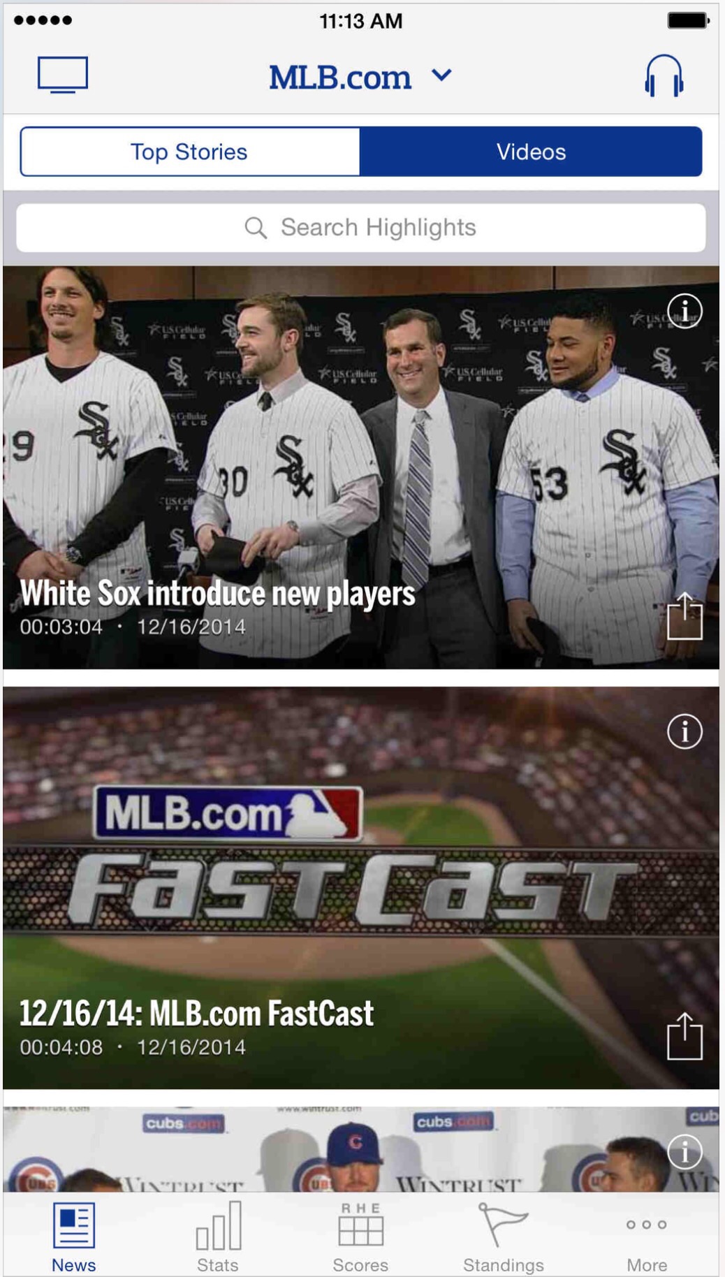 At Bat scores with new update including iPhone 6 support and