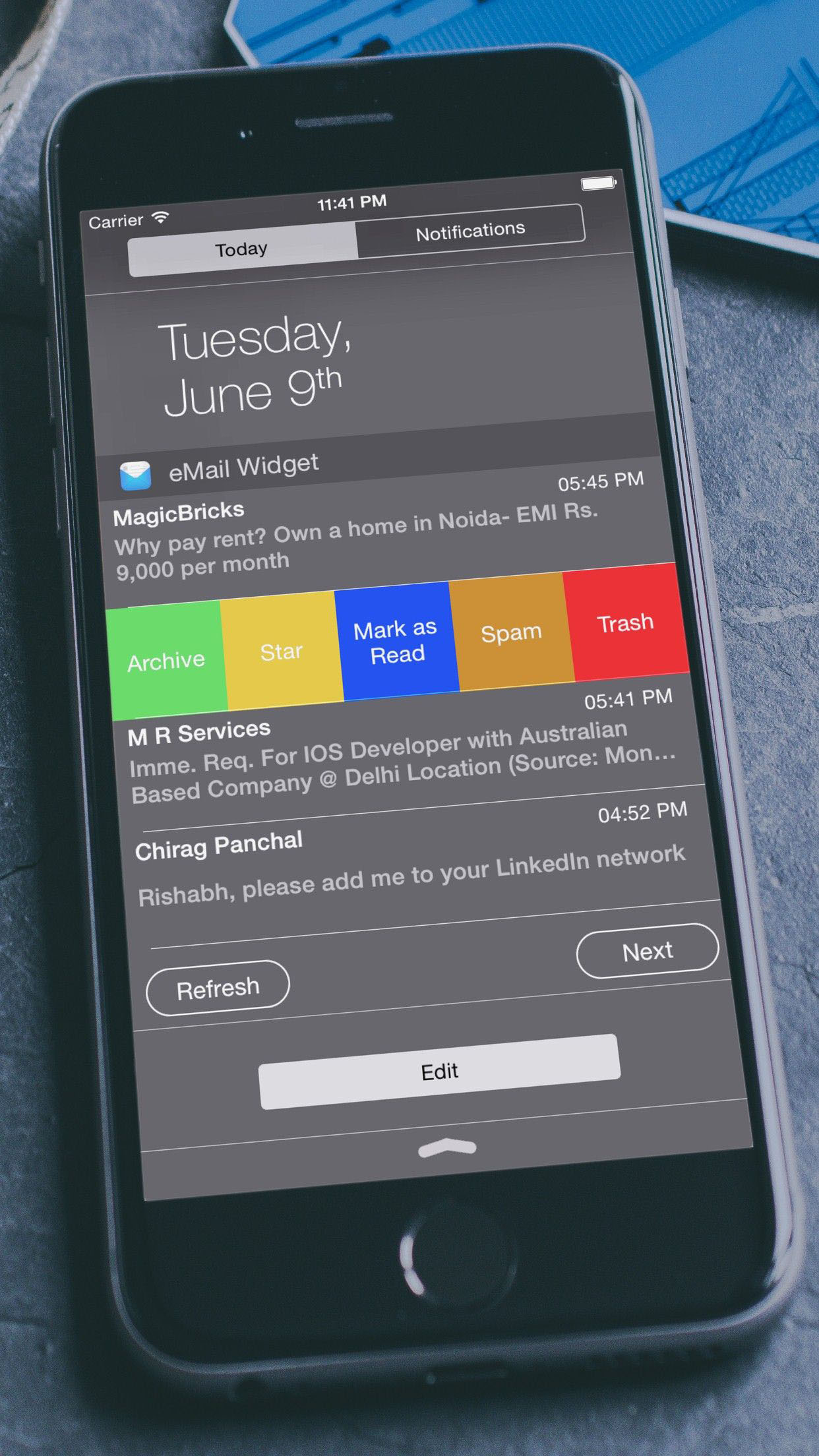 Add more accounts and handy widgets with eMail Widget 2 Add more accounts and handy widgets with eMail Widget 2