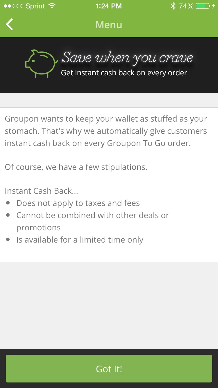 Groupon To Go delivery and takeout blows into the Windy City