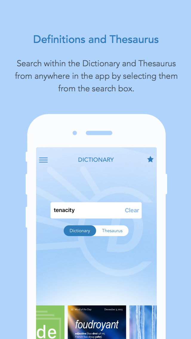 Dictionary & Thesaurus goes 7.0 with interface improvements