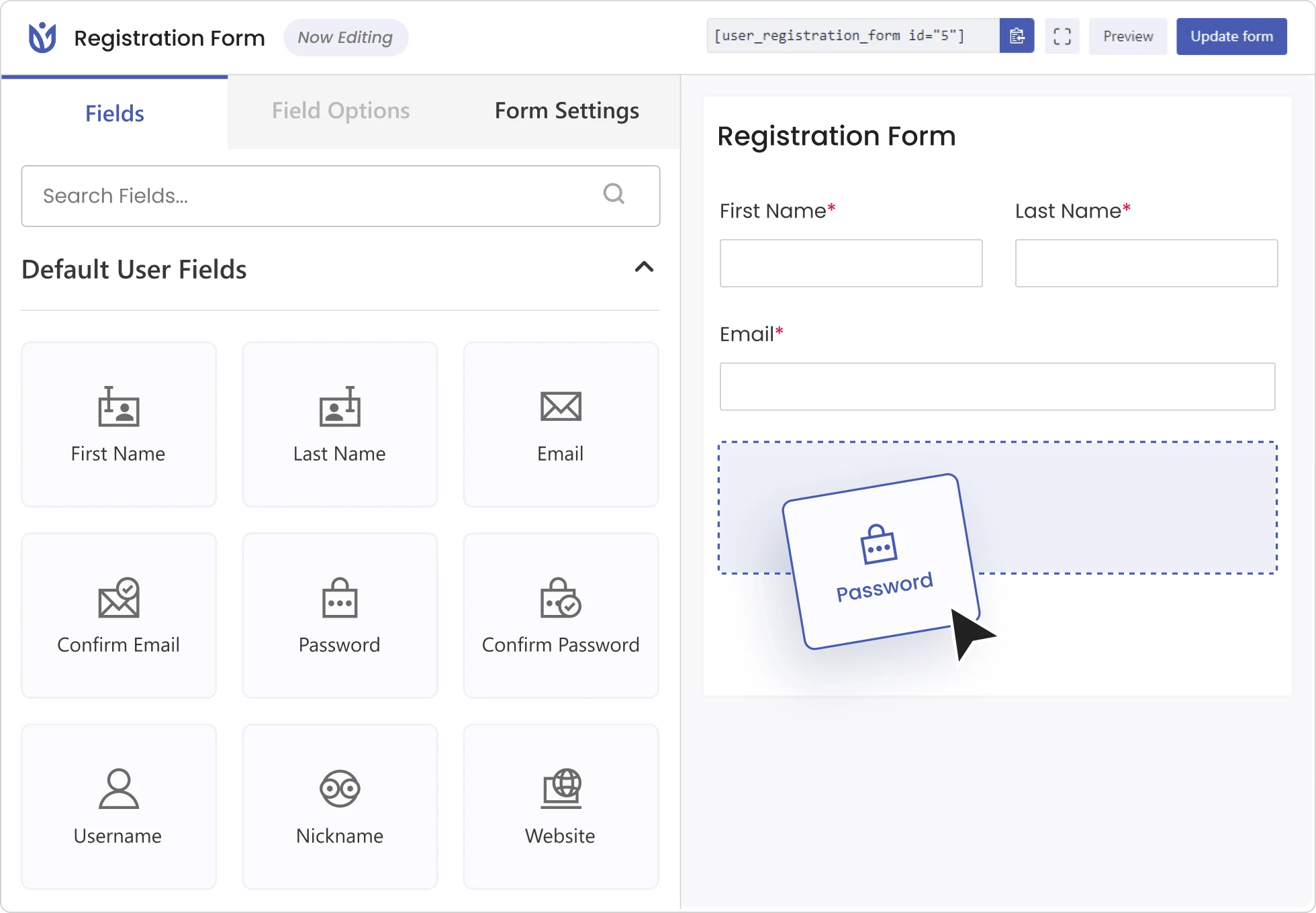 Powerful Registration Form Builder